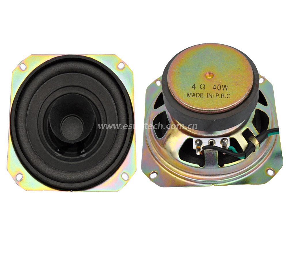 Loudspeaker YD100-3-4F70UL 102mm*102mm 4" Car Speaker Unit Used for Audio System