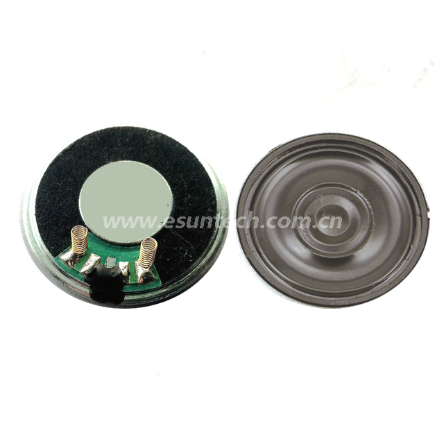 mylar cone speaker 32mm mini speaker EST32N-A-R(spring pin) - ESUNTECH