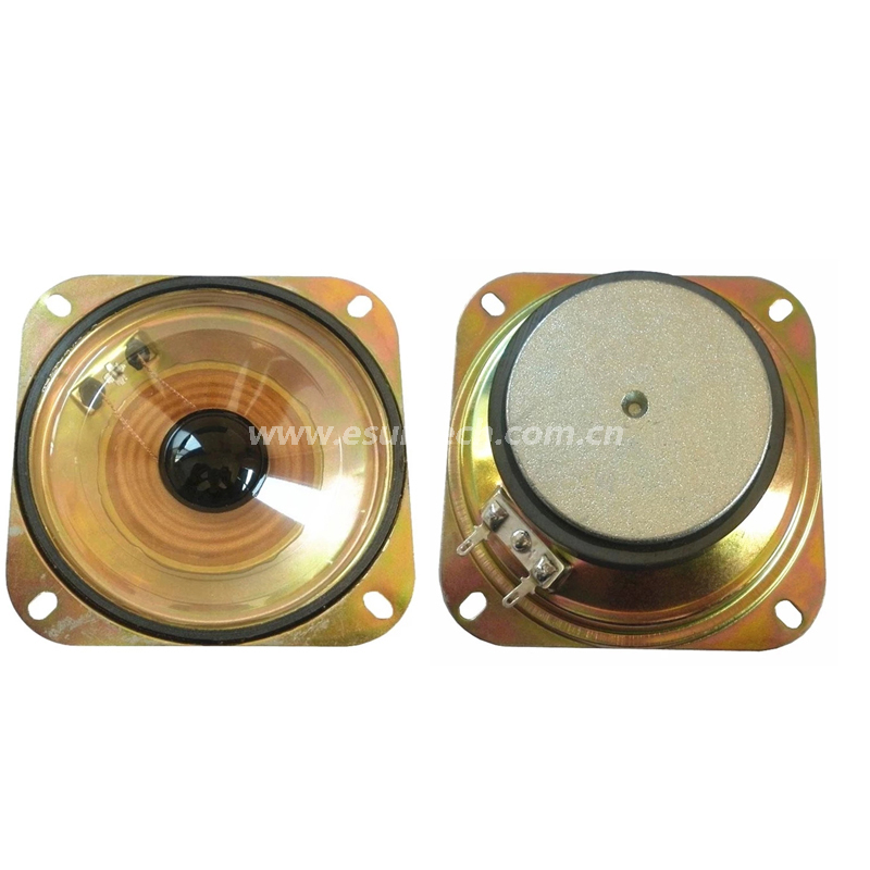  Loudspeaker 102mmX102mm YD102-32-8F70M-R Waterproof Speaker Drivers - ESUNTECH