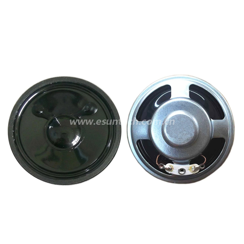 Mylar speaker 57mm YD57-39-8N12.5M-R 18mm shielding 8 ohm Waterproof Speaker Drivers - ESUNTECH